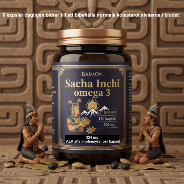 Sacha Inchi BAIMON omega 3 vegan Nötolja